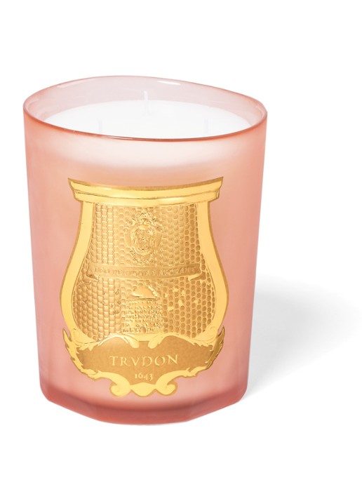Trudon Tuileries geurkaars  800 gram - voorkant lichtroze