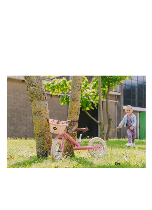 Trybike 2-in-1 loopfiets van staal - detail 5 roze