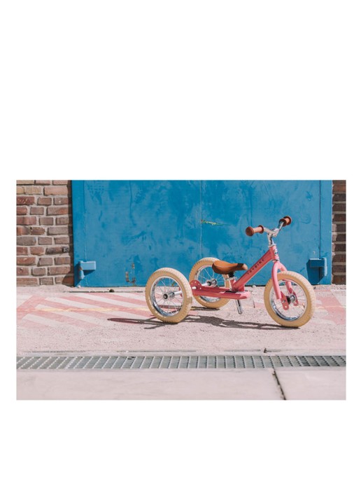Trybike 2-in-1 loopfiets van staal - detail 6 roze