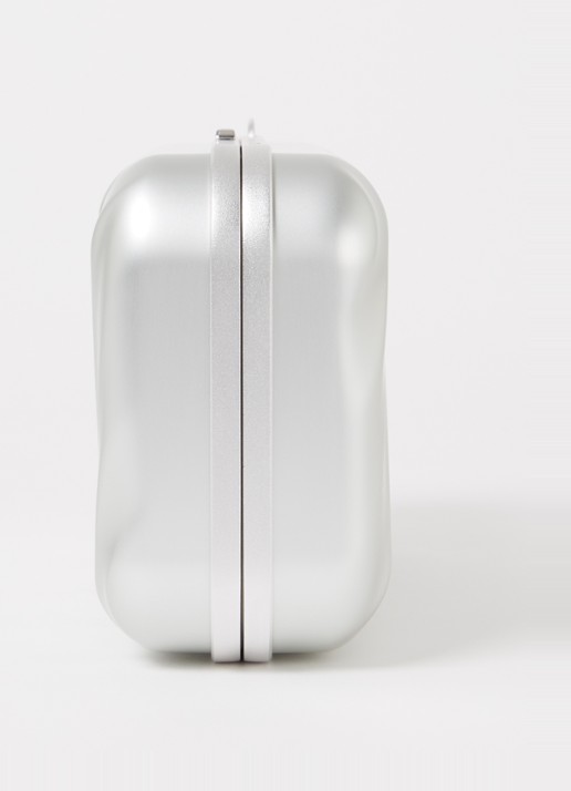 TUMI 19 Degree Aluminium clutch met afneembare schouderriem - detail 4 zilver