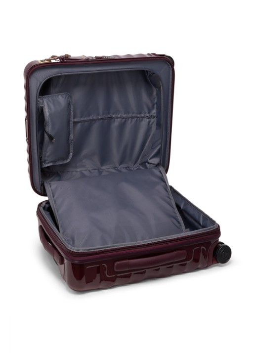 TUMI 19 Degree Continental vergrootbare spinner met USB-C oplaadpoort 55 cm - achterkant 3 bordeauxrood
