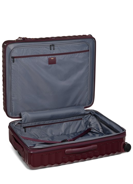 TUMI 19 Degree Extended Trip vergrootbare spinner met USB-poort 76 cm - voorkant 8 bordeauxrood