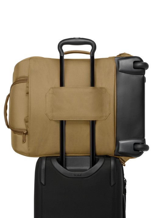 TUMI Agent businesstas met 14 inch laptopvak - achterkant 3 khaki