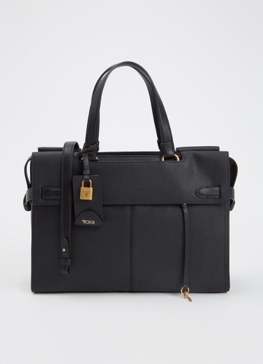 TUMI Agent Medium businesstas van leer met 13 inch laptopvak - unisex