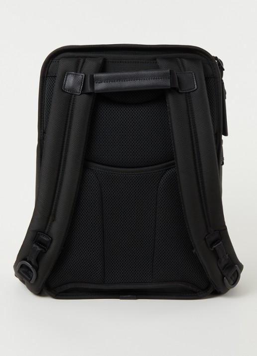 TUMI Alpha 3 Slim rugzak met 15 inch laptopvak - achterkant 3 zwart
