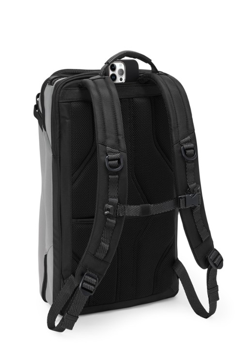 TUMI Alpha Bravo Detrick rugzak met 17 inch laptopvak 48,5 cm - unisex - detail 4 grijs