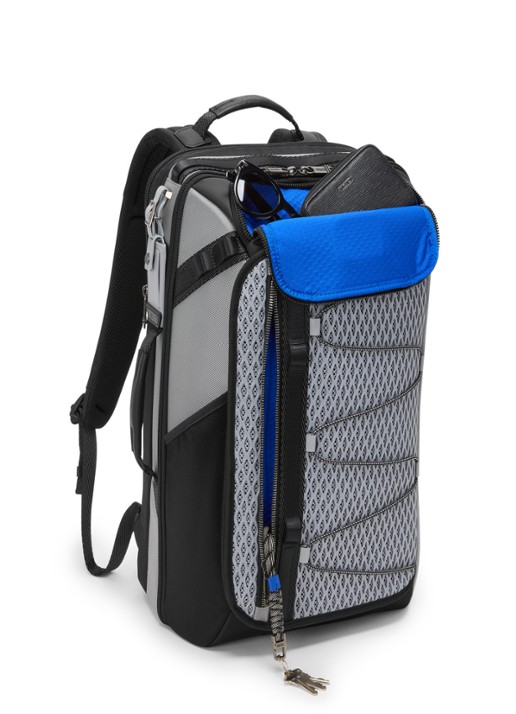 TUMI Alpha Bravo Detrick rugzak met 17 inch laptopvak 48,5 cm - unisex - voorkant 3 grijs