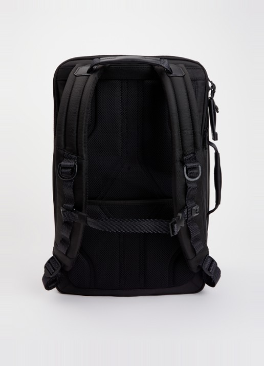 TUMI Alpha Bravo Detrick rugzak met 17 inch laptopvak - achterkant zwart