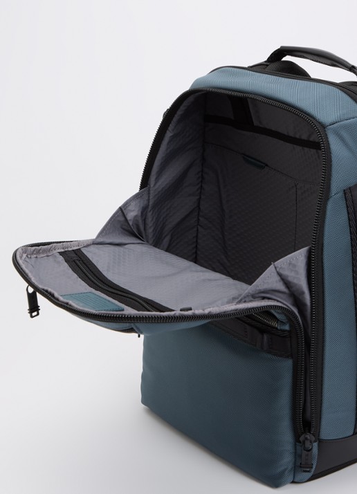 TUMI Alpha Bravo Dynamic rugzak met 15 inch laptopvak - unisex - detail 4 staalblauw