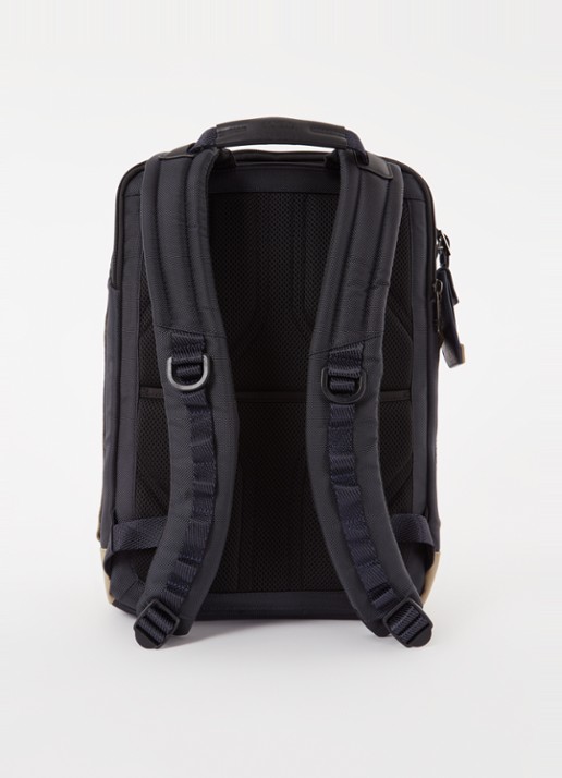 TUMI Alpha Bravo Dynamic rugzak met 15 inch laptopvak - achterkant donkerblauw