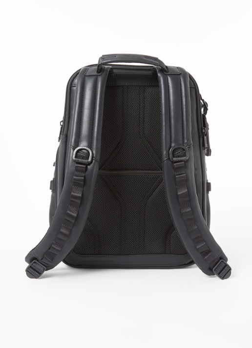 TUMI Alpha Bravo Navigation rugzak met 15 inch laptopvak  - achterkant 3 zwart