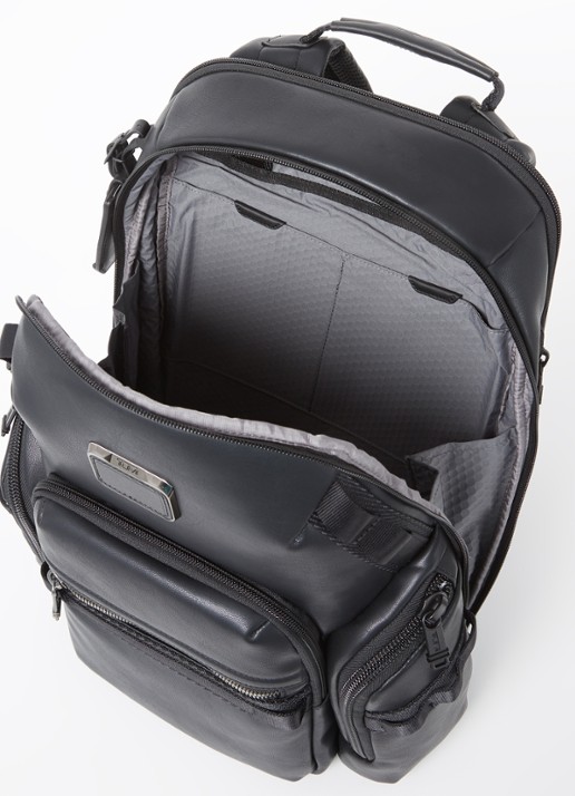 TUMI Alpha Bravo Navigation rugzak met 15 inch laptopvak  - detail zwart