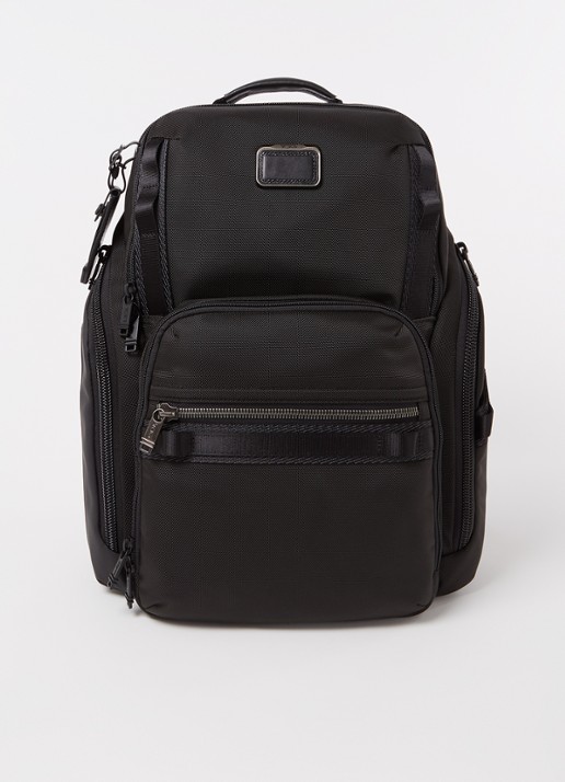 TUMI Alpha Bravo Search rugzak met leren details en 15 inch laptopvak