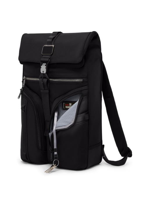 TUMI Alpha Bravo Surveillance rugzak met 15 inch laptopvak - unisex - detail 2 zwart