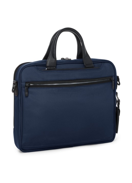 TUMI Alpha Medium businesstas met 15 inch laptopvak - detail 3 donkerblauw