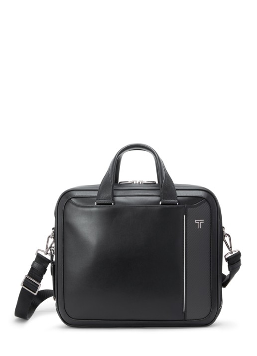 TUMI Arrive' Hannover businesstas van leer met 16 inch laptopvak