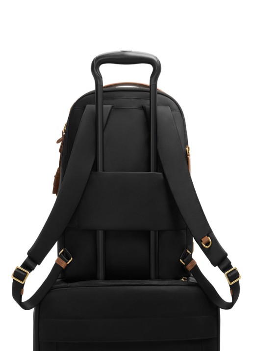 TUMI Halsey rugzak met 14 inch laptopvak - detail zwart