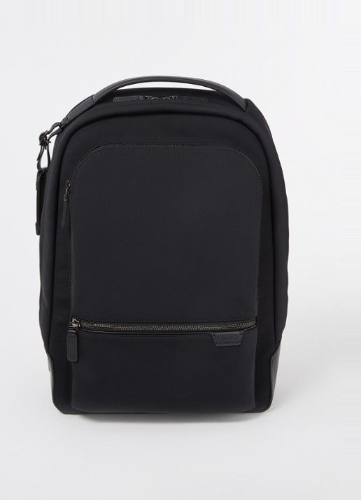 TUMI Harrison Bradner rugzak met leren details en 14 inch laptopvak