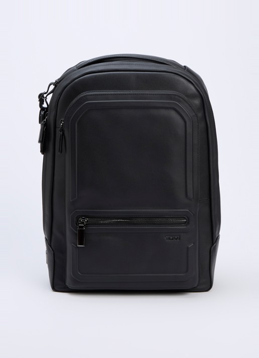 TUMI Harrison Bradner rugzak met leren details en 14 inch laptopvak
