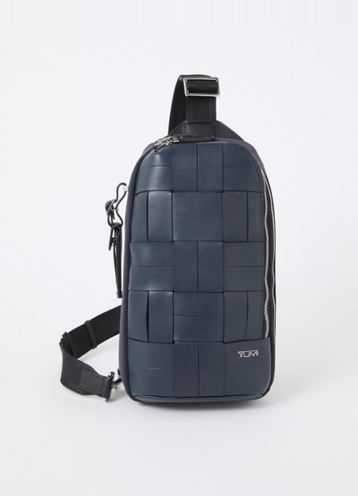 TUMI Harrison Gregory crossbodytas met leren details