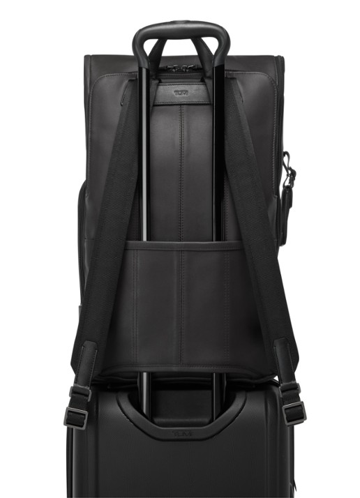 TUMI Harrison Osborn rugzak met 15 inch laptopvak - unisex - detail 5 donkerbruin