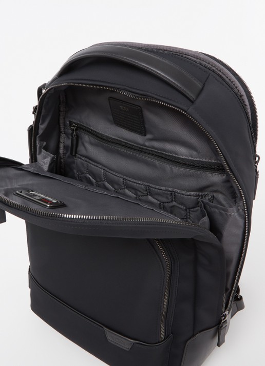 TUMI Harrison Warren rugzak met 15 inch laptopvak  - detail 2 zwart