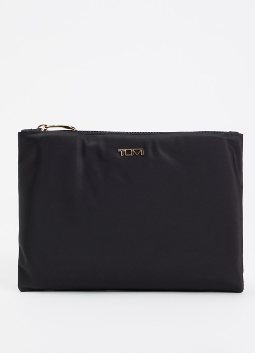 TUMI Just In Case Medium schoudertas met uitneembaar etui - detail 4 zwart
