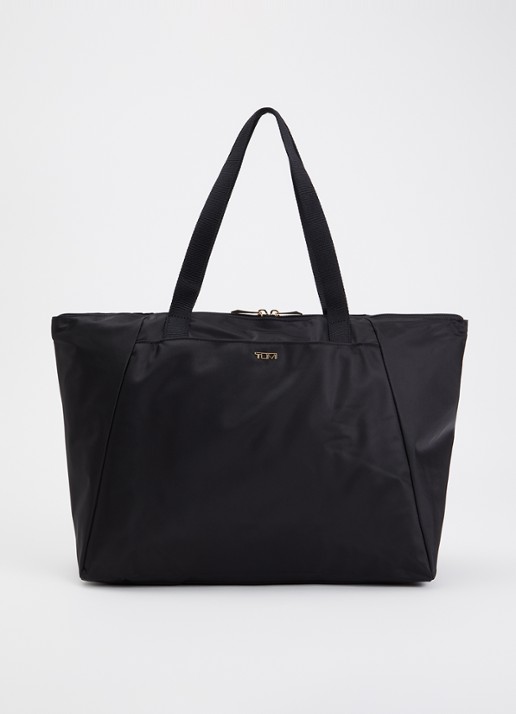 TUMI Just In Case Medium schoudertas met uitneembaar etui - voorkant 7 zwart