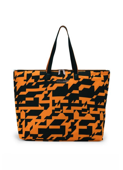 TUMI Just In Case schoudertas met uitneembaar etui - voorkant orange