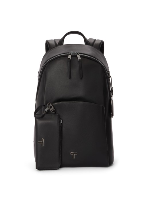 TUMI Raina rugzak van leer met 13 inch laptopvak - detail 4 zwart