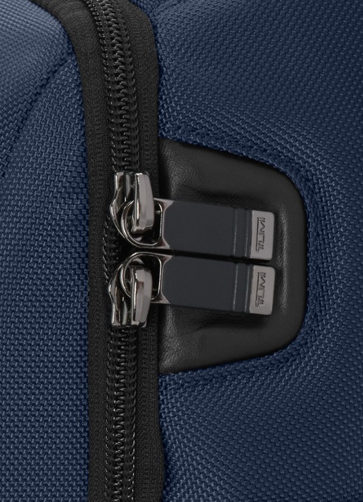TUMI Rugzak met leren details en 16 inch laptopvak - detail 5 donkerblauw