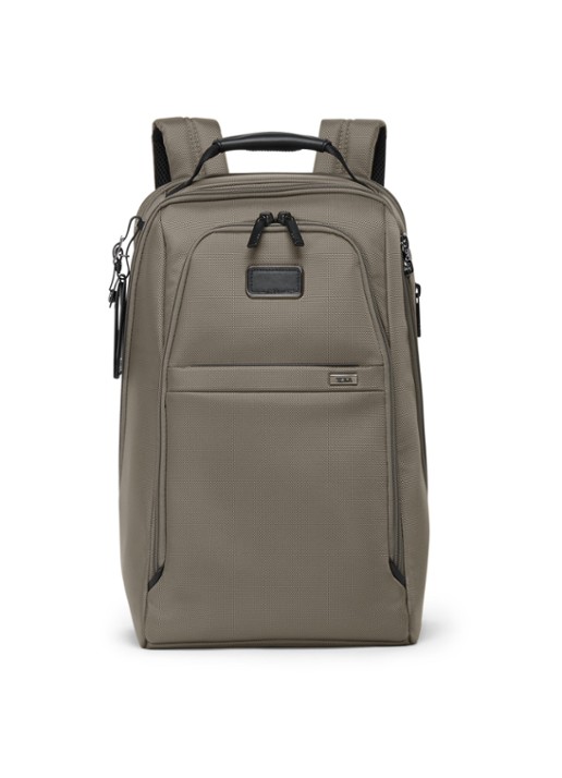TUMI Rugzak met leren details en 16 inch laptopvak