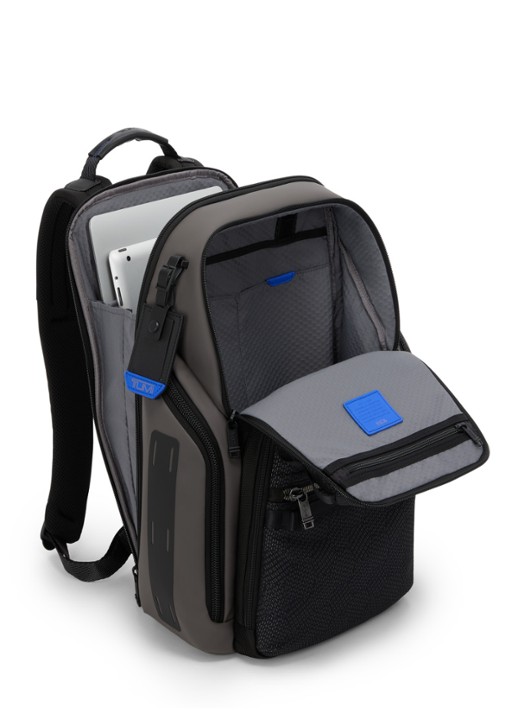TUMI Search rugzak met 16 inch laptopvak - voorkant 2 zwart