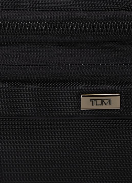 TUMI Sling heuptas met leren details - detail 2 zwart