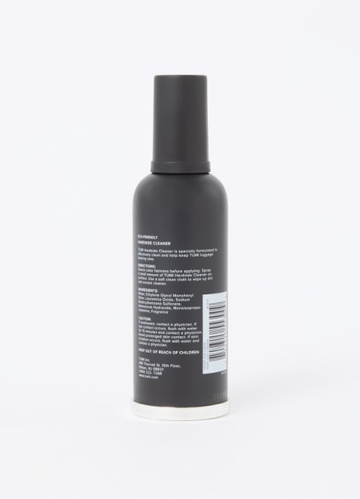 TUMI Travel Accessory reiniger voor harde koffers 11,8 cl - voorkant 2 zwart