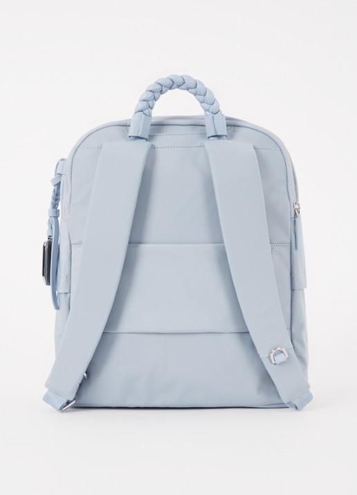 TUMI Voyageur Halsey rugzak met 14 inch laptopvak - achterkant 3 lichtblauw