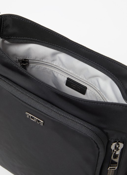 TUMI Voyageur Tyler crossbodytas met leren details - detail 2 zwart