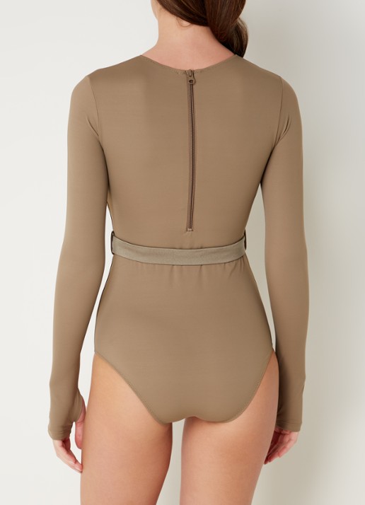 Turana Atash Maraya badpak met ceintuur - achterkant 3 khaki