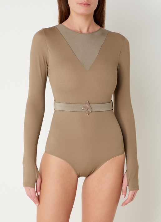 Turana Atash Maraya badpak met ceintuur - detail 4 khaki