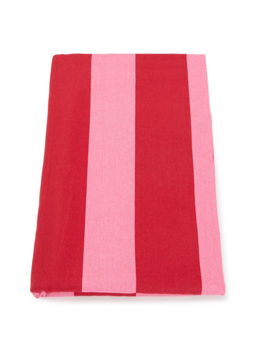 Twizzell Red and pink tafelkleed van katoen 3 x 1,8 meter