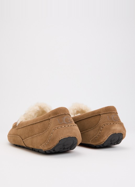 UGG Ascot instapper van suède - achterkant cognac