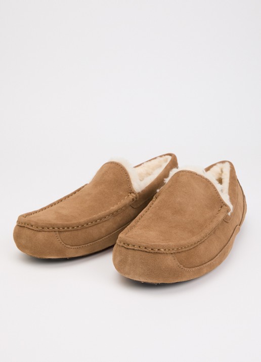 UGG Ascot instapper van suède - detail 3 cognac