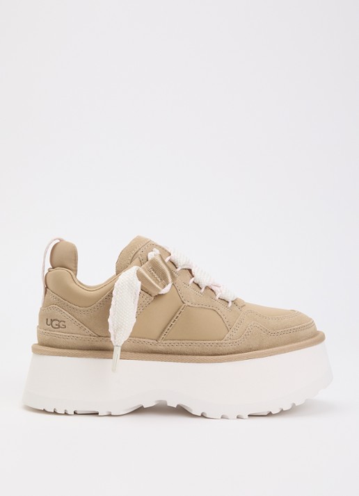 UGG Astromel sneaker met suède details en plateauzool