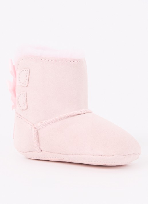 UGG Bailey enkellaarsje van leer - voorkant lichtroze