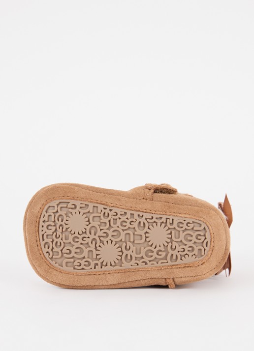 UGG Bailey enkellaarsje van leer - detail cognac