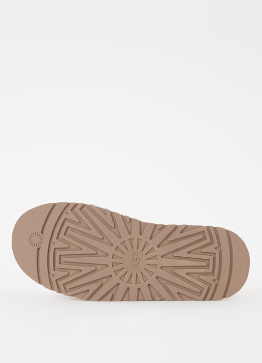UGG Bea Mary Jane instapper van suède - detail 4 kastanjebruin