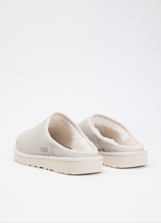 UGG Classic muiltje van leer - achterkant 4 wit