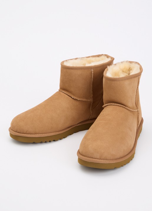 UGG Classic Ultra Mini laars van suède - detail 2 camel