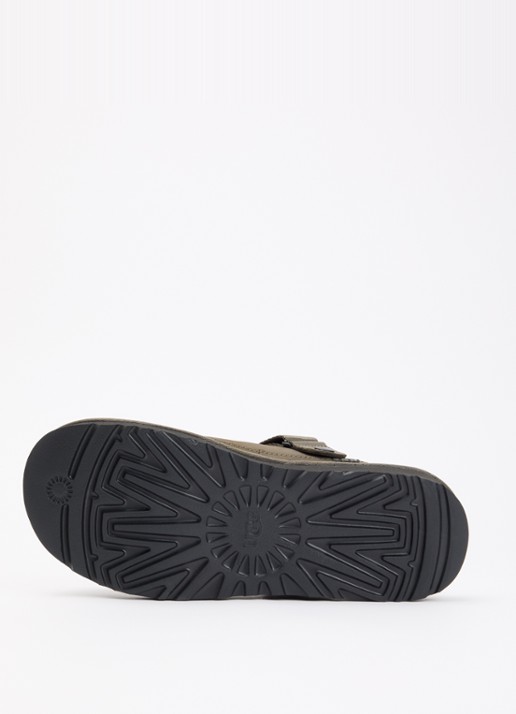 UGG Goldencoast muiltje van nubuck - detail 5 bronsgroen
