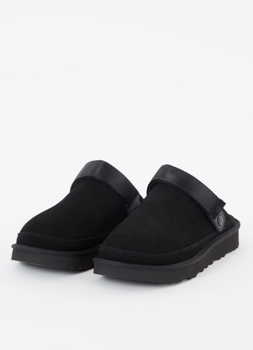 UGG Goldencoast muiltje van suède - detail 3 zwart